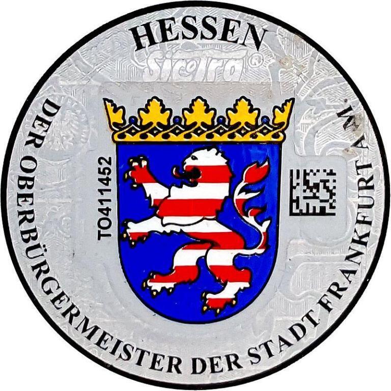 Stempelplaketten der KFZZulassungsstellen